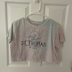 St.Thomas Cropped Tee